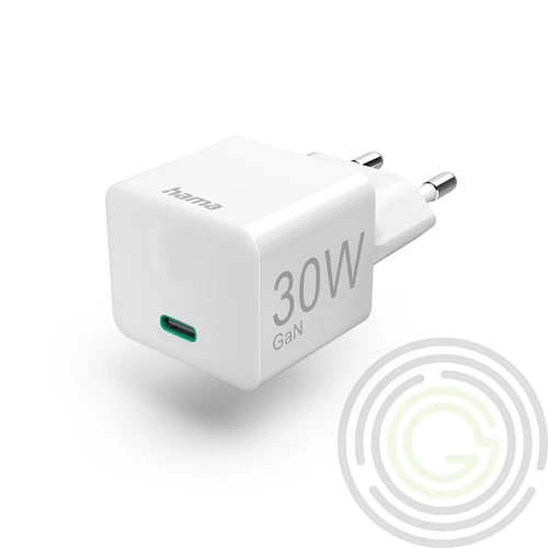 Hama FIC E3 UNIV. HÁLÓZATI USB TYPE-C TÖLTŐ GAN "PD,QC", FEH. 30W