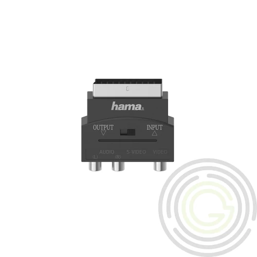 Hama FIC AV ADAPTER SCART-3RCA-SVHS BE/KI