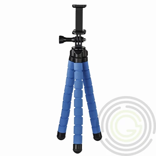 HAMA GOPRO/SMARTPHONE „FLEX” 26CM MIDI ÁLLVÁNY, KÉK