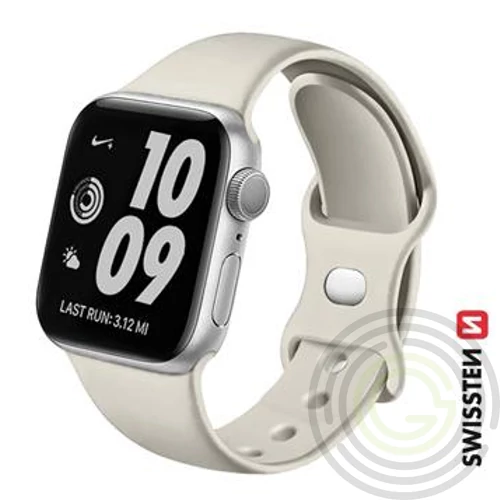 Apple Watch szilikon szíj 38/40/41 mm, szürke