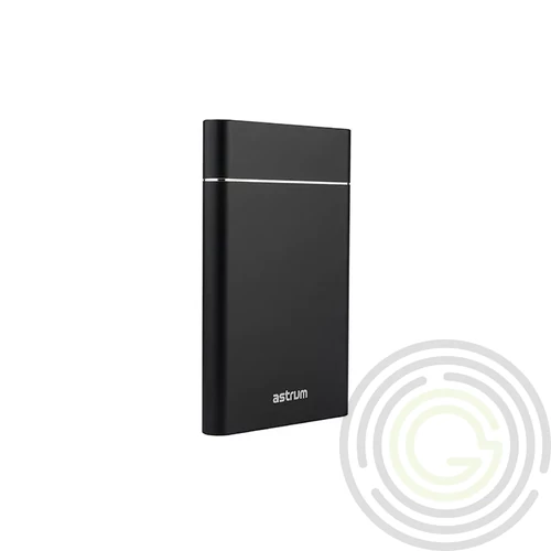 Astrum EN310 fekete 2.5" slim alumínium merevlemez (HDD/SSD) ház USB3.0 SATA-II/ SATA-III