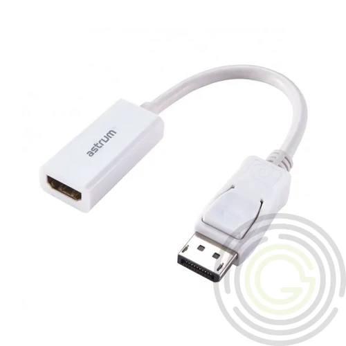 Astrum DA210 Display Port - HDMI adapter fehér (aktív)