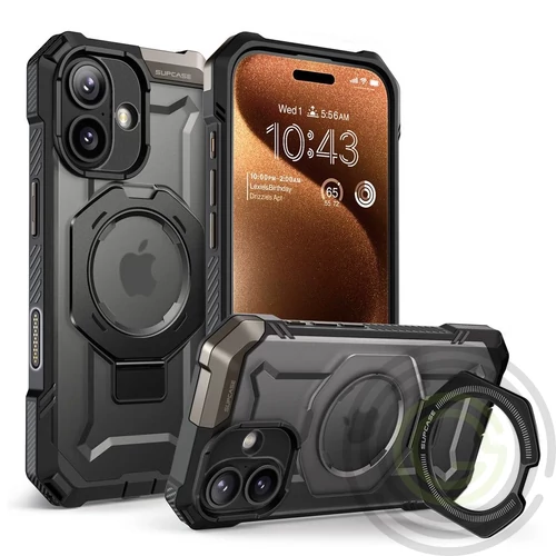 SUPCASE UB GRIP MAG MAGSAFE iPhone 17 készülékhez tok fekete