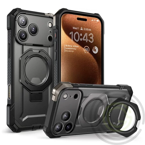 SUPCASE UB GRIP MAG MAGSAFE iPhone 17 Pro készülékhez tok fekete