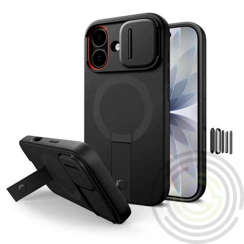 TECH-PROTECT Kevlar AURA MagSafe iPhone 17 készülékhez tok fekete