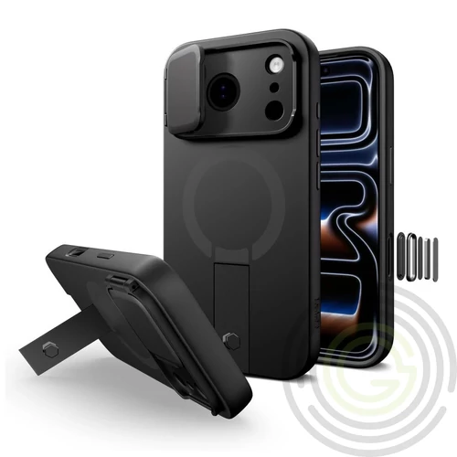 TECH-PROTECT KEVLAR AURA MAGSAFE iPhone 17 Pro Max készülékhez tok fekete