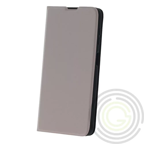 Smart Soft Apple iPhone 15 (6.1) oldalra nyíló mágneses könyv tok szilikon belsővel pinksand