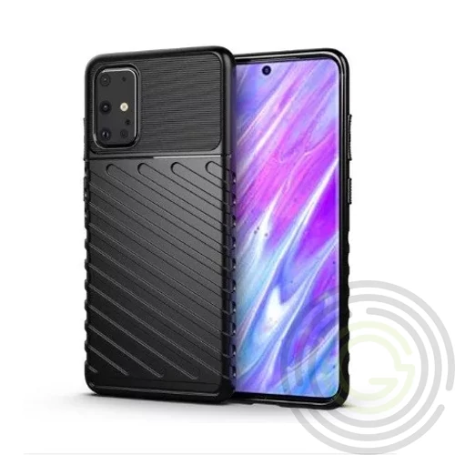 Thunder Apple iPhone 13 Pro (6.1) ütésálló szilikon tok fekete