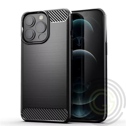 Honor 400 Smart Carbon vékony szilikon tok fekete