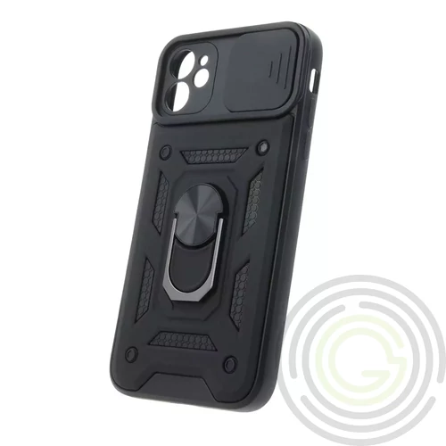 Defender Slide Samsung A556 Galaxy A55 5G por- és ütésálló tok fekete