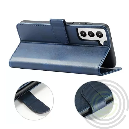 Marva Wallet Samsung A366 / A566 Galaxy A36 / A56 5G ökobőr könyvtok kék