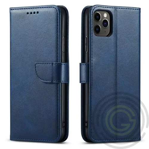 Marva Wallet Xiaomi 15T oldalra nyíló ökobőr könyvtok szilikon belsővel kék