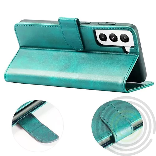 Marva Wallet Xiaomi 15T oldalra nyíló ökobőr könyvtok szilikon belsővel zöld