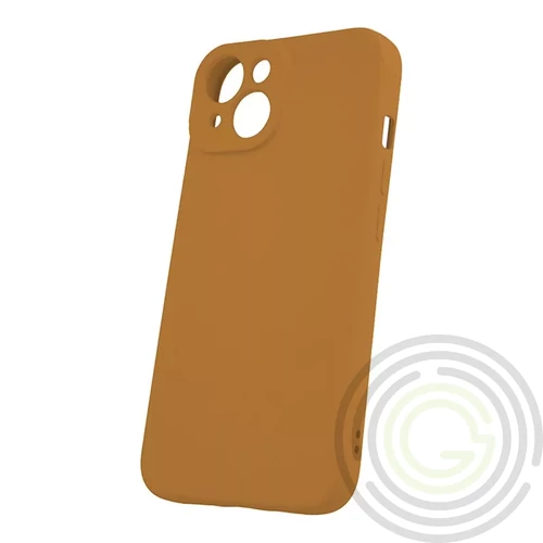 Silicon Case Xiaomi Redmi A3 kameravédős szilikon tok karamell