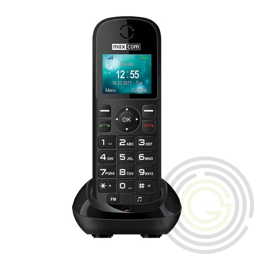 Maxcom MM35D SE mobiltelefon asztali töltővel, kártyafüggetlen, Type-C csatlakozóval