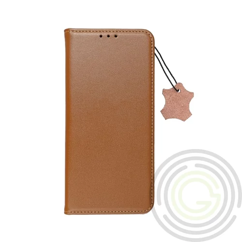 FORCELL SMART PRO BŐR FLIP TOK SAMSUNG GALAXY S22+, BARNA