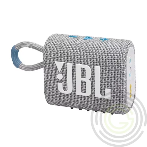 JBL Go 3 vízálló Bluetooth V5.1 hangszóró, fehér