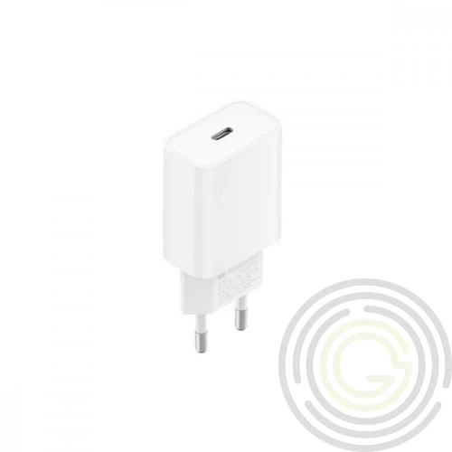 Xiaomi gyári hálózati fehér töltőfej Type-C csatlakozóval 3A 20W (BHR4927GL)