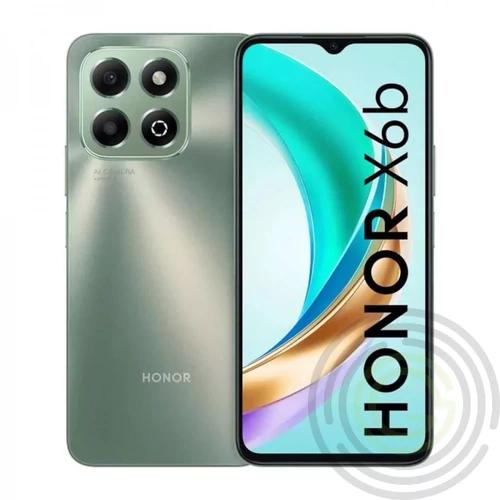 Honor X6b 4/128 GB Dual SIM kártyafüggetlen érintős mobiltelefon, zöld, 6.56 inch
