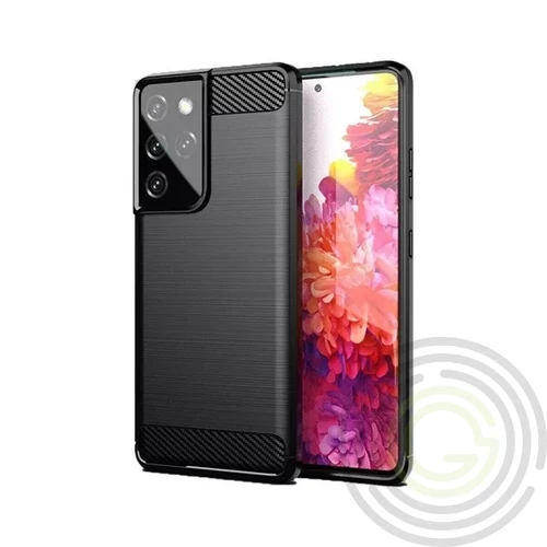 Forcell Carbon hátlap tok Samsung Galaxy Galaxy S23 Plus, fekete