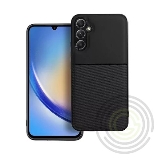 Forcell Noble hátlap tok, Samsung Galaxy A34 5G , fekete