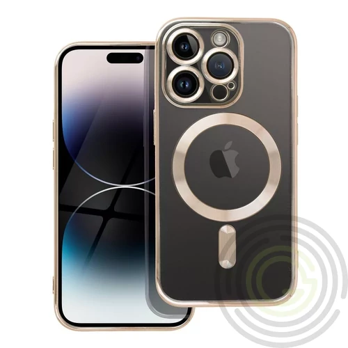 Electro Mag Apple iPhone 14 Pro MagSafe szilikon tok, arany