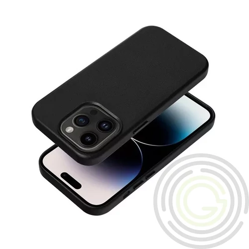 Magsafe műbőr tok Apple iPhone 15 Plus , fekete