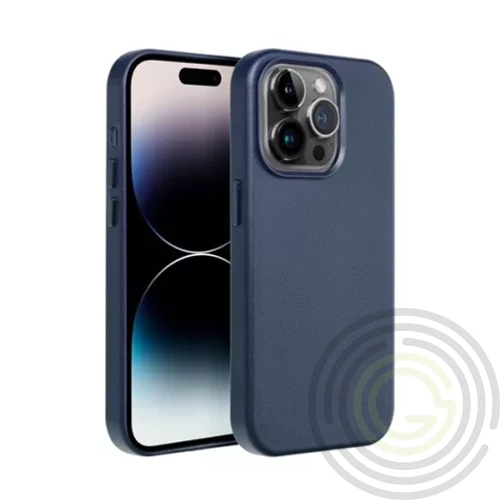 Magsafe műbőr tok Apple iPhone 15 Plus , indigo kék