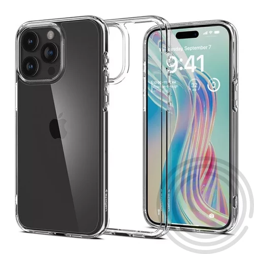 Spigen Ultra Hybrid Apple iPhone 15 Pro tok, Crystal Clear átlátszó
