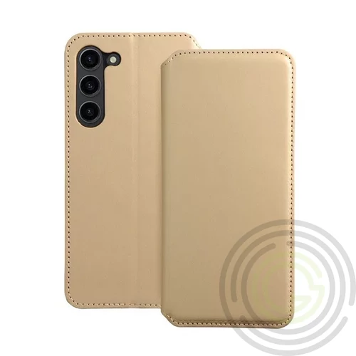 Dual Pocket  Samsung S24 PLUS flip tok, arany
