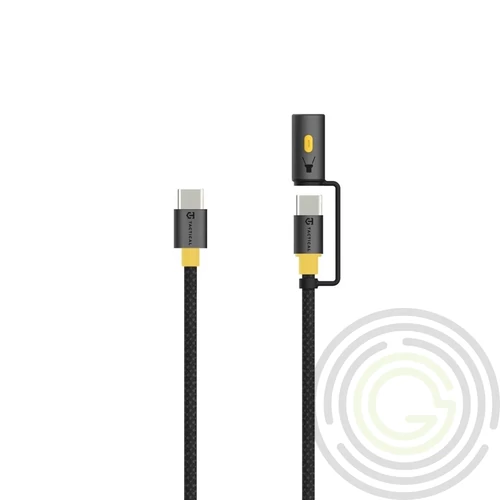 Tactical Stinger kábel USB-C/USB-C 1,5m fekete