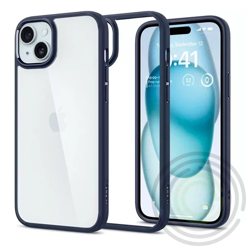 Spigen Ultra Hybrid Apple iPhone 15, sötétkék