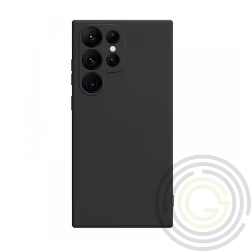 Samsung Galaxy S23 Ultra prémium szilikon tok, fekete