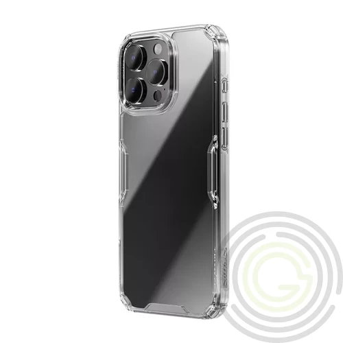 Nillkin Nature Pro Apple iPhone 16 Pro Max szilikon tok, átlátszó