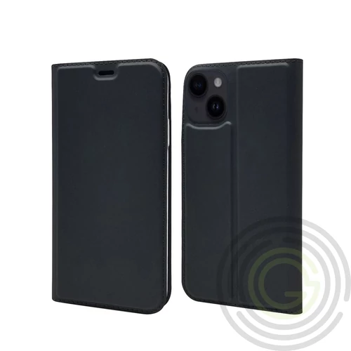 BOOKTYPE iPhone 15 Pro Max oldalra nyíló tok,Fekete