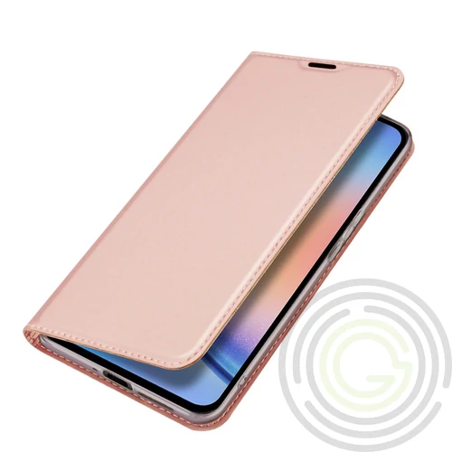 BOOKTYPE Samsung Galaxy A36/A56 5G oldalra nyíló tok,Rosegold