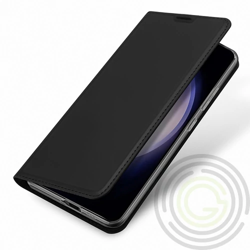 BOOKTYPE Samsung Galaxy S25 Plus oldalra nyíló tok, Fekete