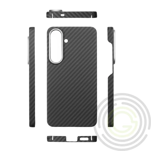Aramid karbon tok, Samsung S25,  Fekete