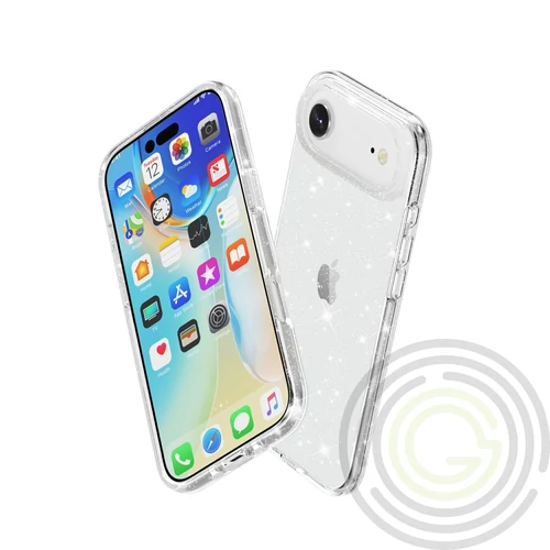 Iphone Air csillámos szilikon telefontok, Átlátszó