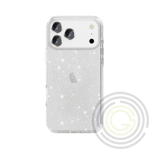 Iphone 17 Pro csillámos szilikon telefontok, Átlátszó