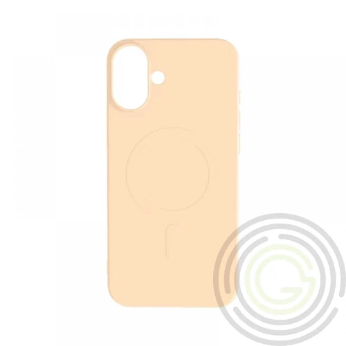 iPhone 16 mágneses szilikon tok, Édes barack