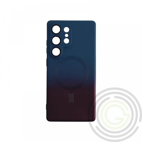 Samsung S25 Ultra mágneses design tok, Sötétkék