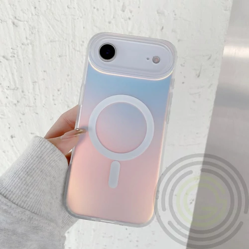 iPhone Air mágneses lézernyomott tok, Átlátszó