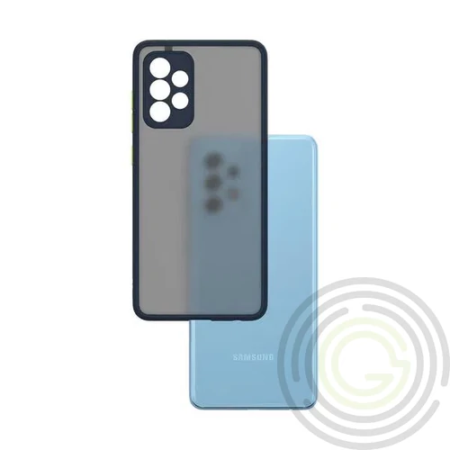 SAMSUNG A22 5G MŰANYAG TOK, KÉK-ZÖLD