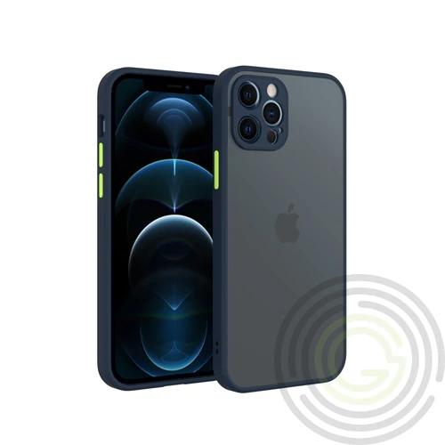 iPhone 12 Pro műanyag tok, kék, zöld