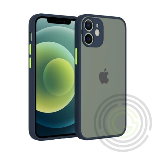 iPhone 14 műanyag tok, kék, zöld