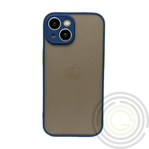 iPhone 15 műanyag tok, kék, zöld
