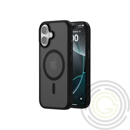 iPhone 17 mágneses prémium matt tok, Fekete