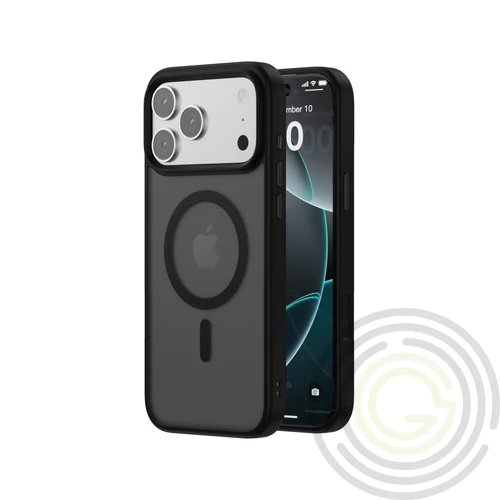iPhone 17 Pro Max mágneses prémium matt tok, fekete