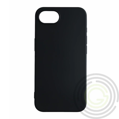 iPhone 16e prémium szilikon tok, Fekete